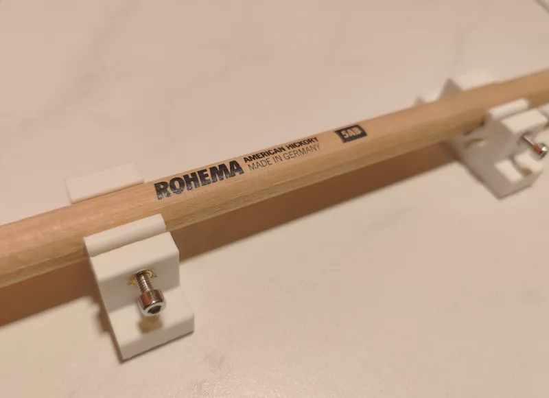 Drumstick Vice for laser engraving