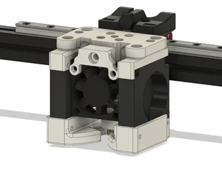 Voron0 Reduce Large Scale Tool Head V0.1(Voron0-4010风扇工具头)
