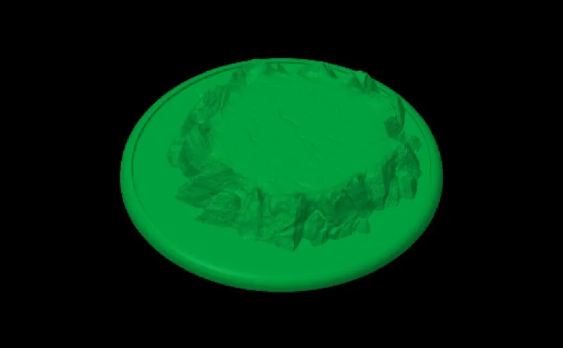 Rocky 80mm base for Warmachine