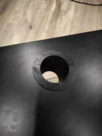 Just another poop chute Thru the table