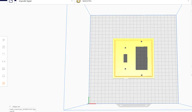 dual switch wall plate