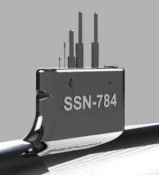 SUBMARINE USS NORTH DAKOTA SSN 784