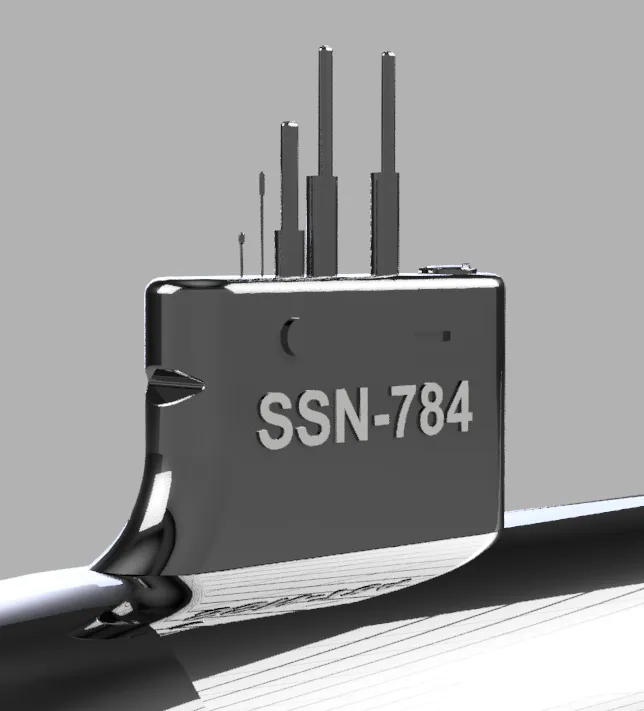 SUBMARINE USS NORTH DAKOTA SSN 784