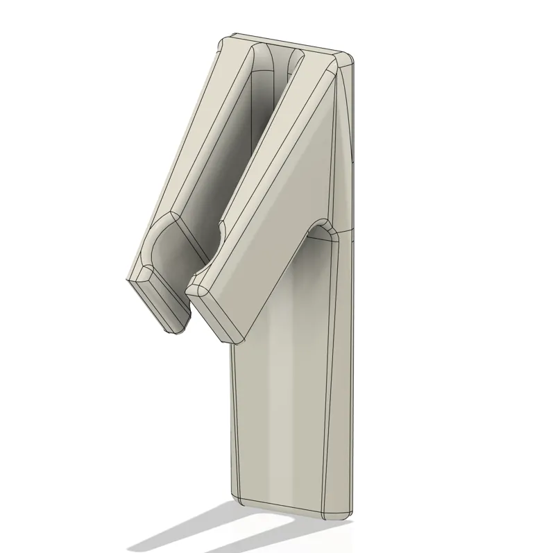 Showerhead holder 45 degree angle