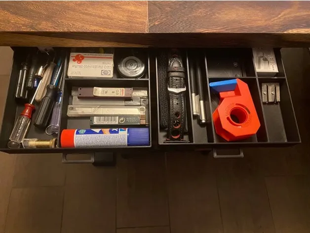 Drawer under the table