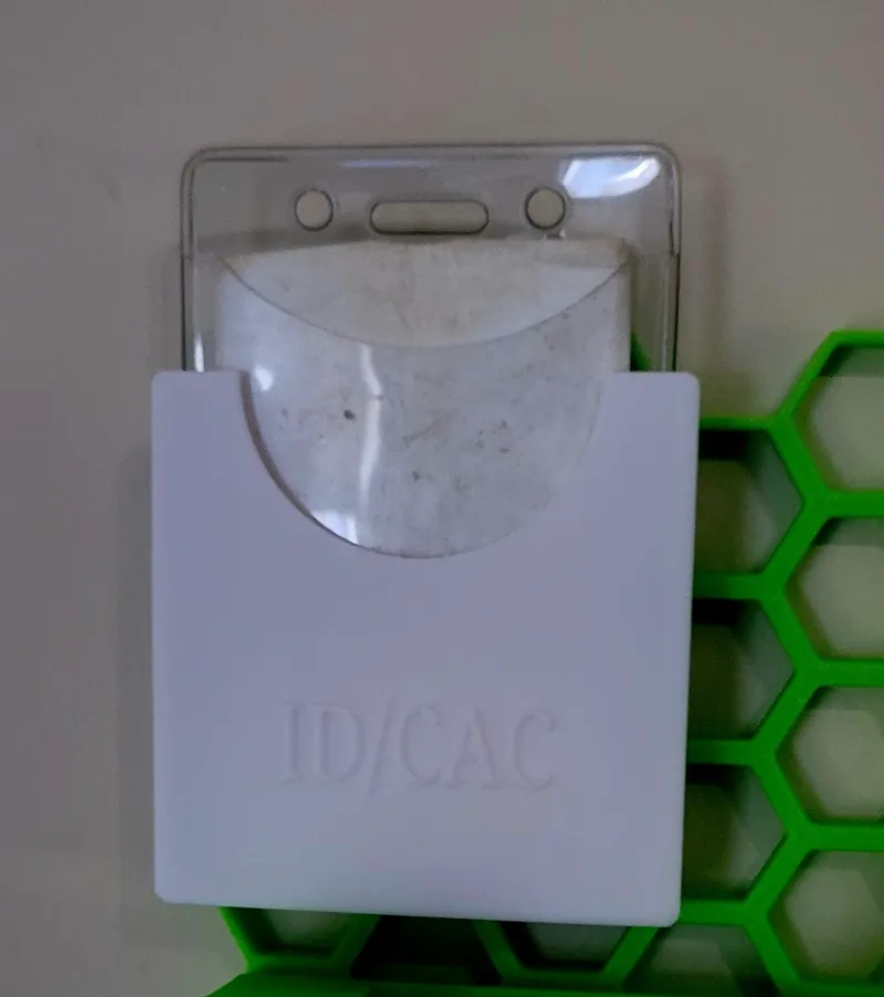 HWS ID/CAC holder for Honeycomb Wall Storage