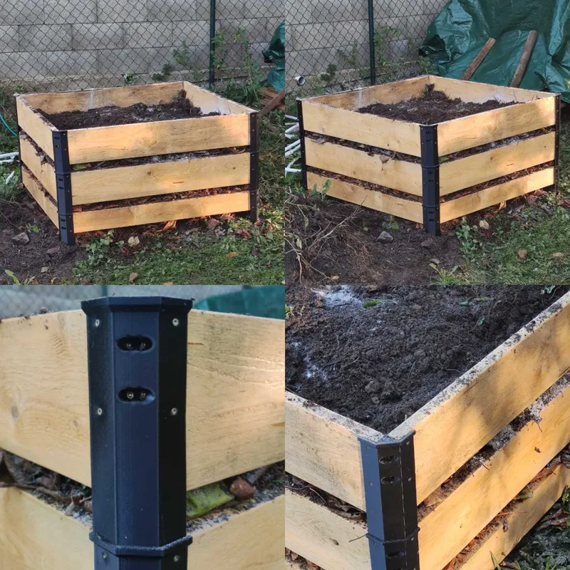 Stackable raised garden bed/compost 
