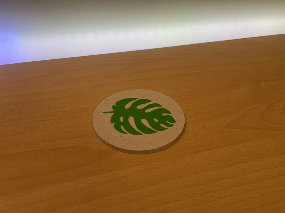 Botanical Leaf Coasters by Minkas_ - MakerWorld