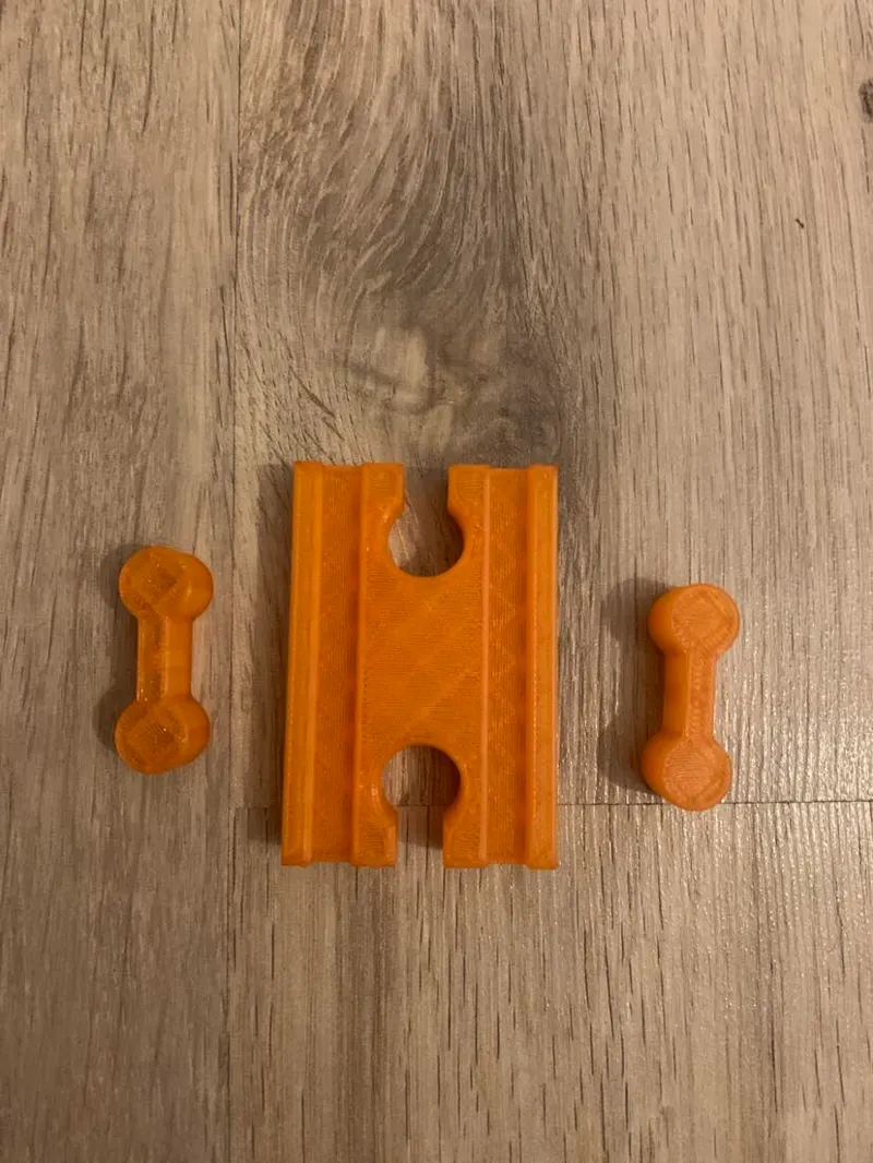 Universal rail train wood (Ikea, Playtive etc.)