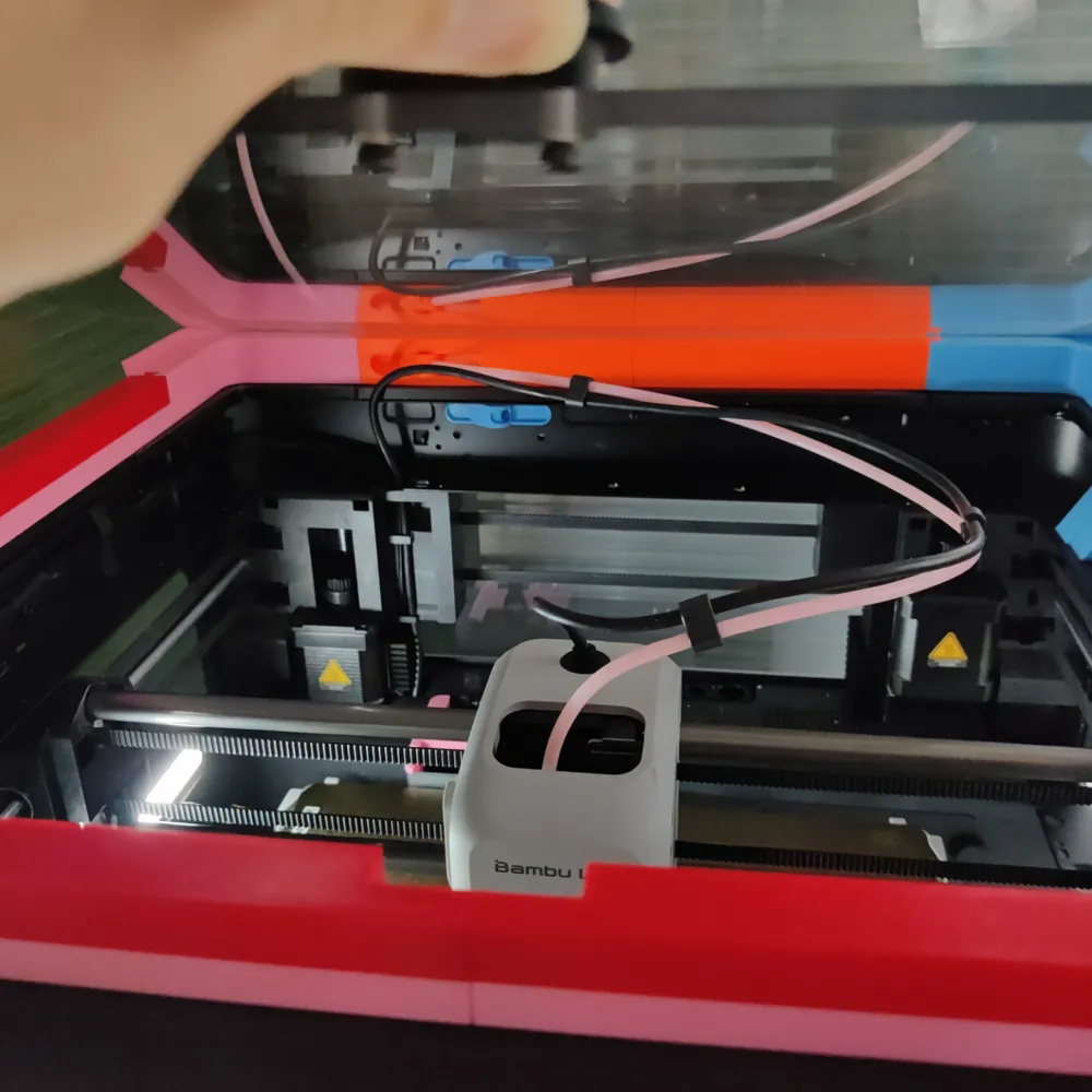 Bambu Lab P1P riser for ARC enclosure. No drag chain required - Free 3D ...