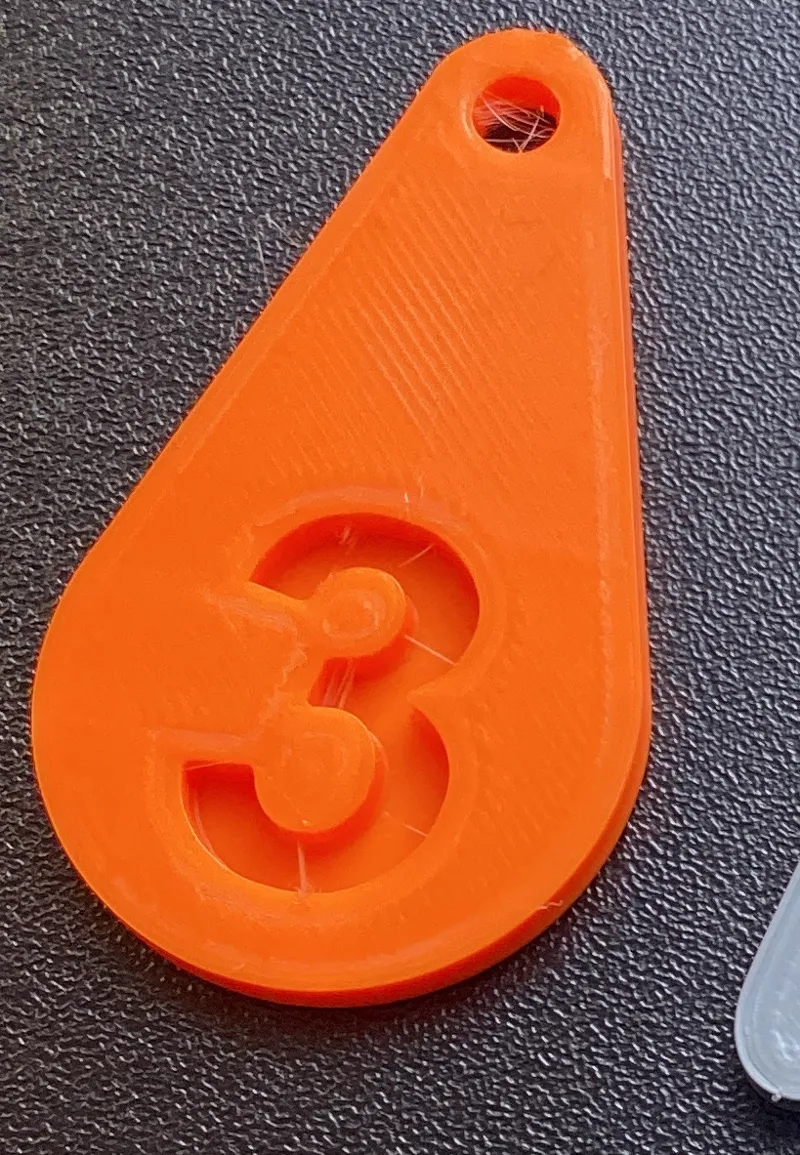 Numbered Key Tags 0-15