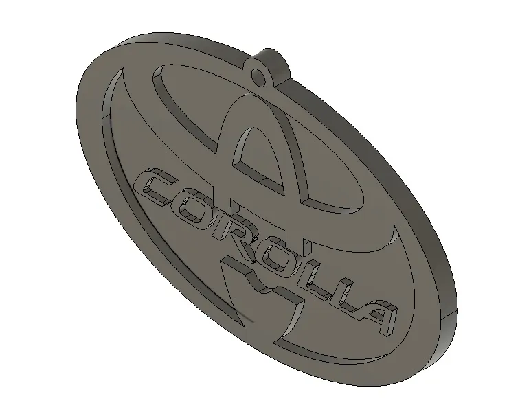 Toyota Corolla Keychain