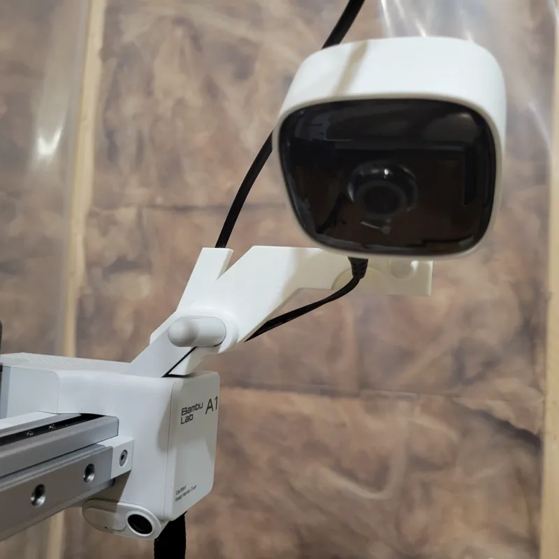 Tapo C100 camera and cable holder for A1