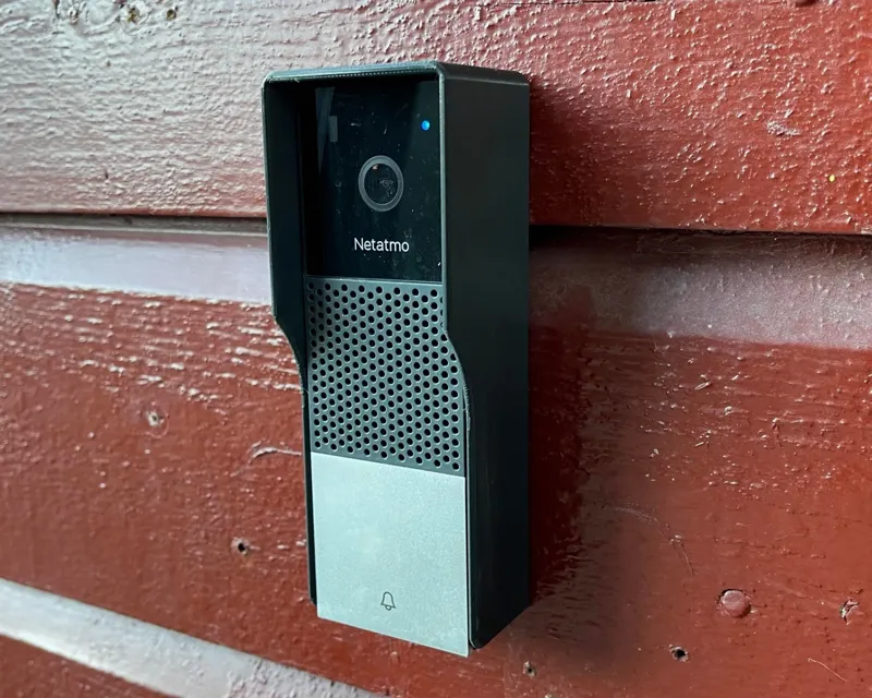 Netatmo smart doorbell slide on weather housing