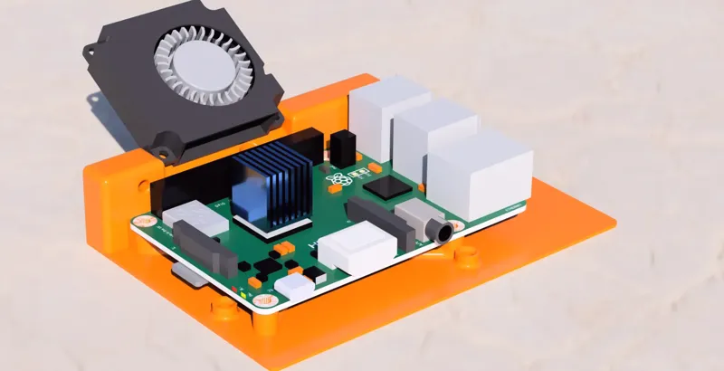 Raspberry PI4 mount Goofo Nova 3d printer with .step file
