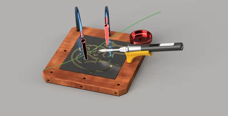 TS80P Soldering station with .STEP files