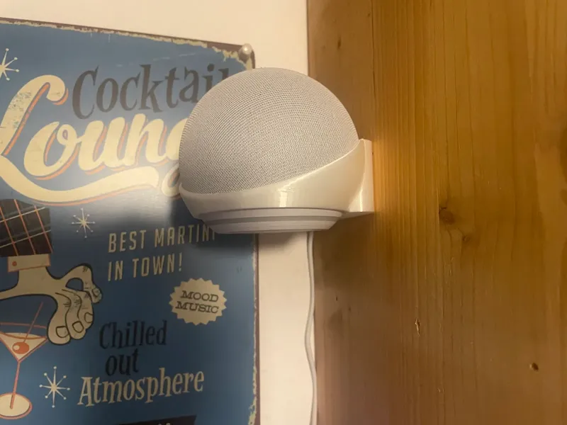 Echo Dot 4 and 5 holder for walls and corners (Remix)