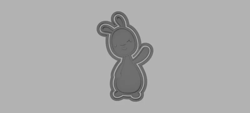 Flop cookie cutter (Bing Bunny)