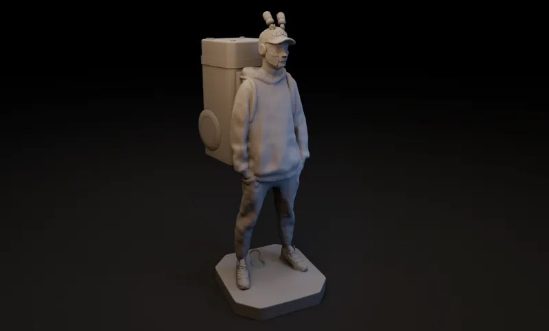 Sculpture of Cris