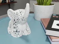 Éléphant de l'amour façon Voronoi — photo 1