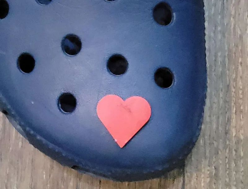 Crocs Heart Charm