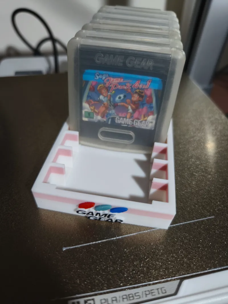 Sega Gamegear 12 Cartdriges Holder with logo