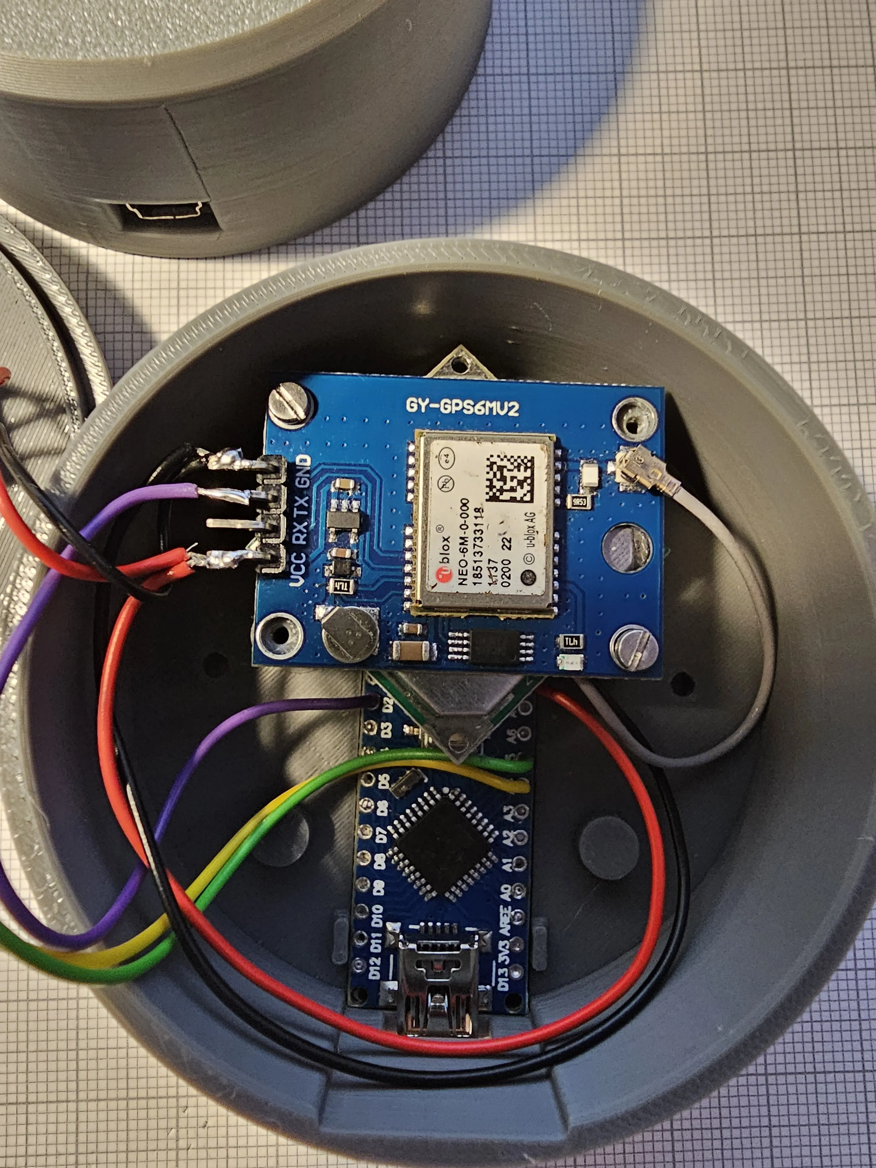 Case for Arduino GPS Speedometer with Analog Gauge by oldbug62 ...