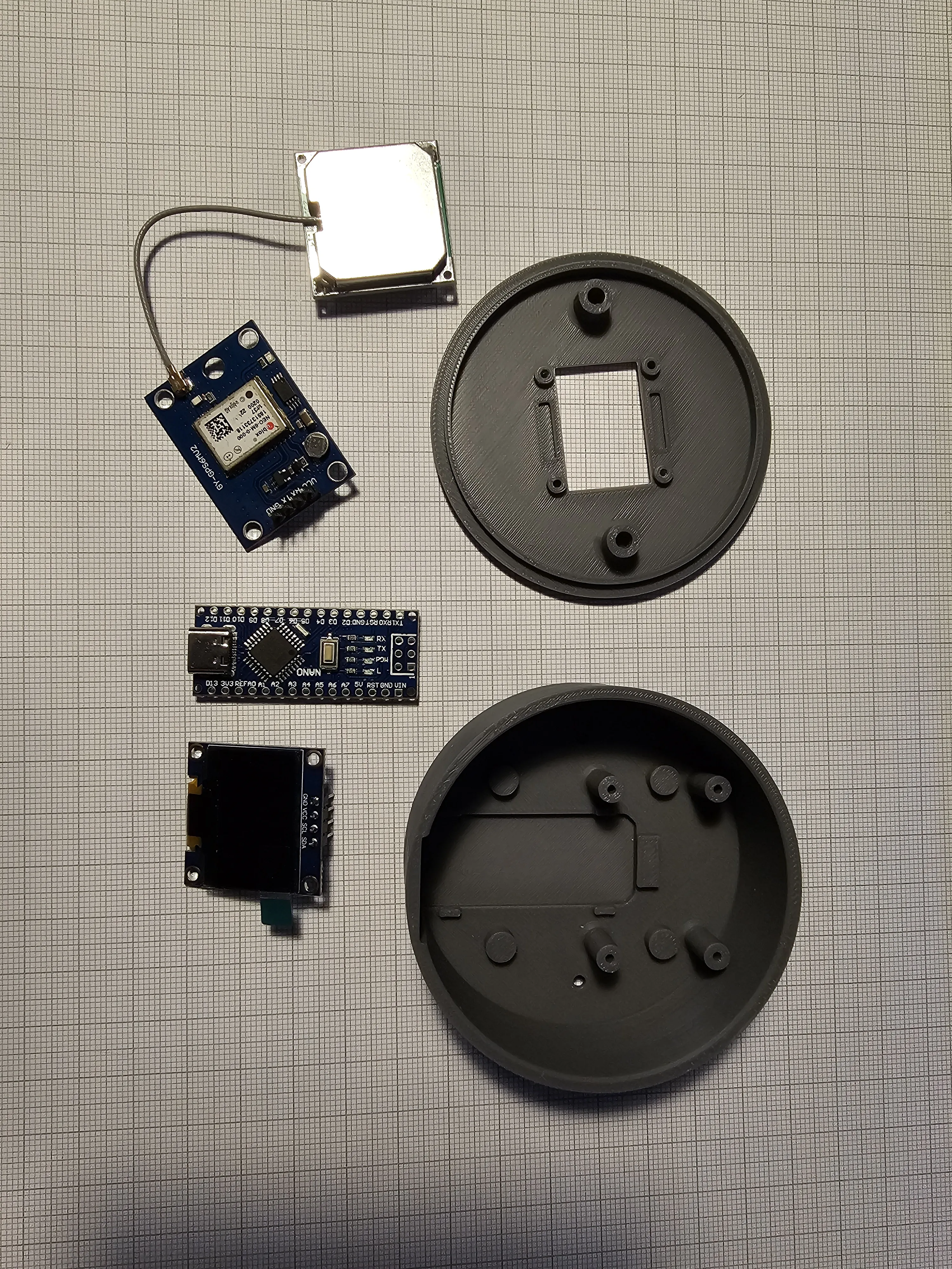 Case for Arduino GPS Speedometer with Analog Gauge by oldbug62 ...