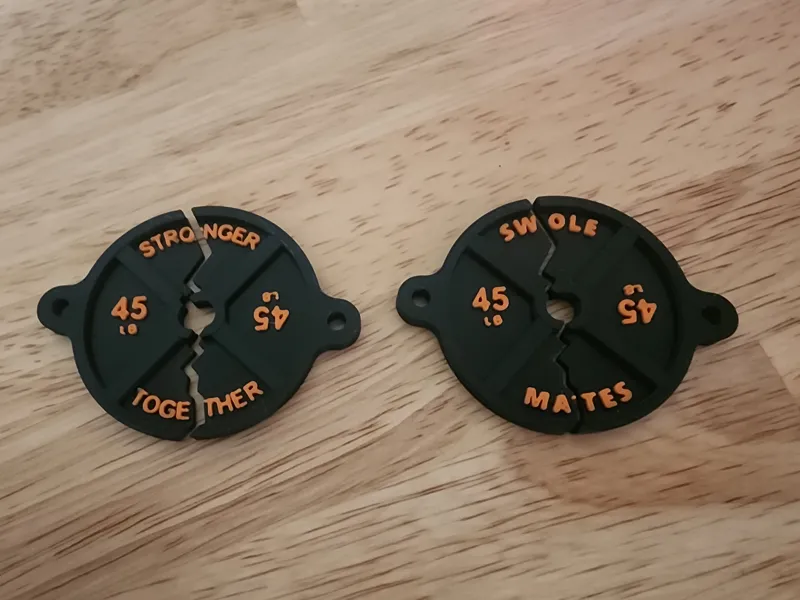 Valentines Gym Keychain