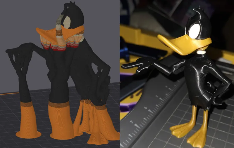 Daffy Duck AMS Color Print