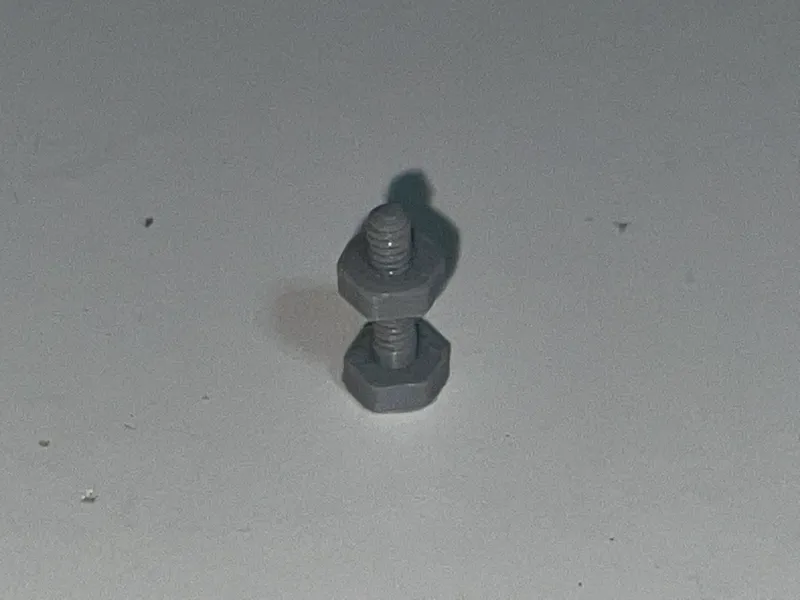 M2可成功装配的螺栓螺母