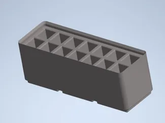 Gridfinity End Mill Holder