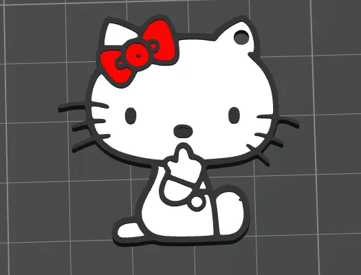 Cute Hello Kitty Keychain