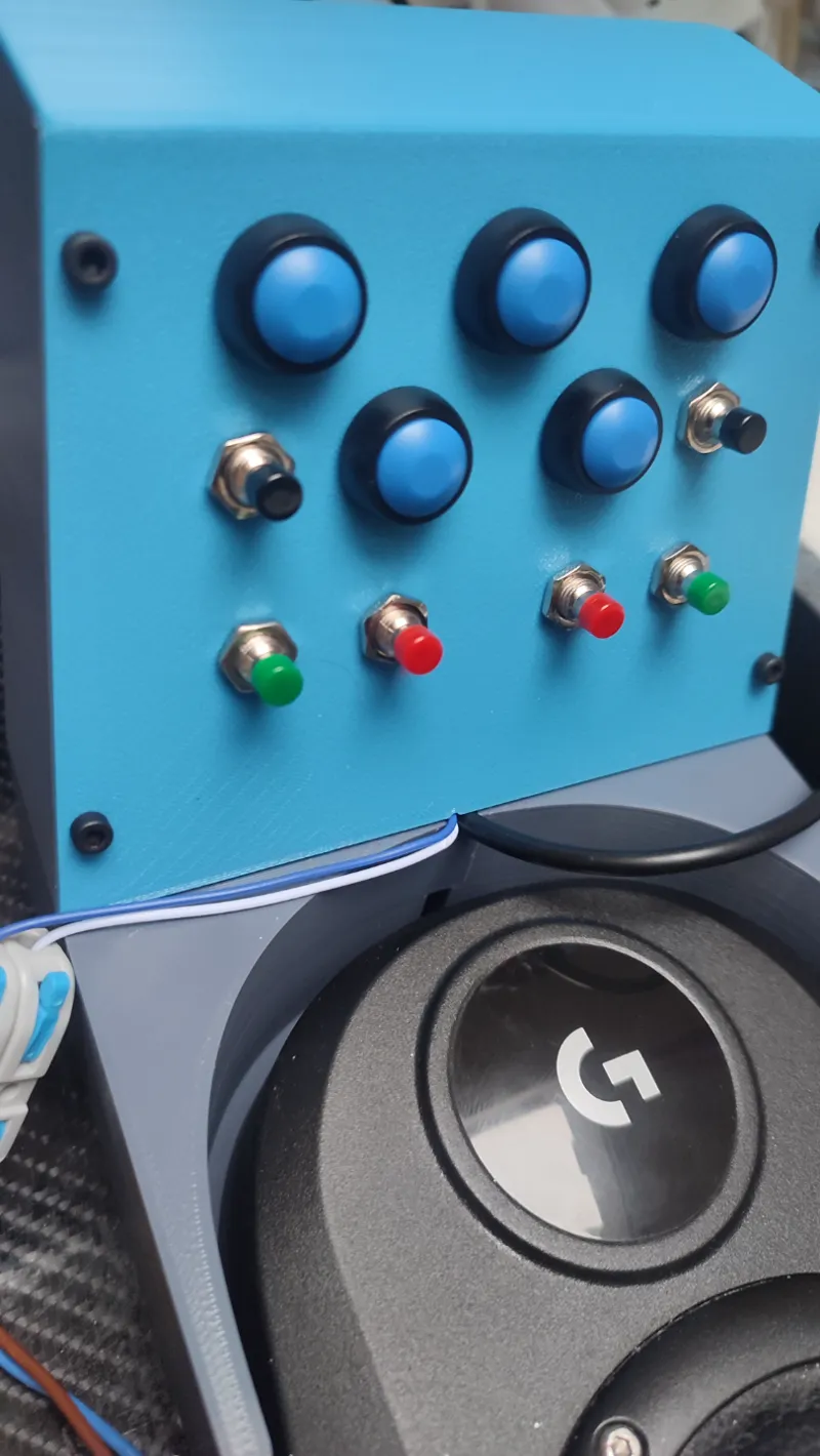 Logitech shifter button box