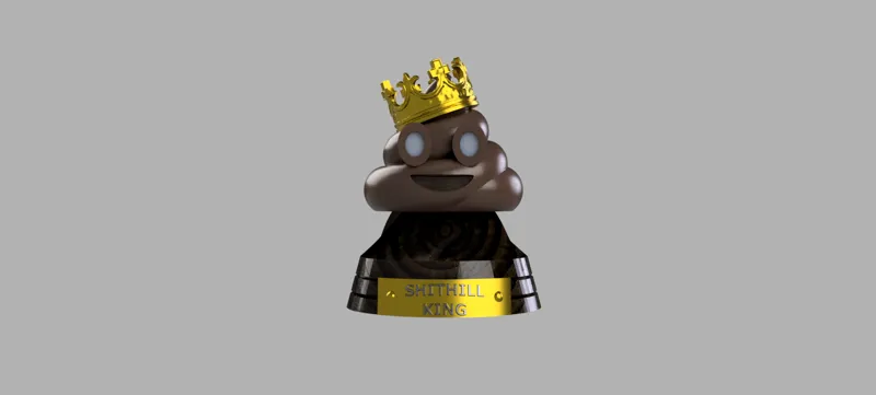Trophy Shithill King (on the hill)