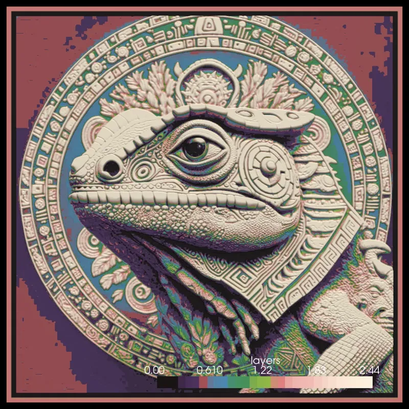 Iguana Painting