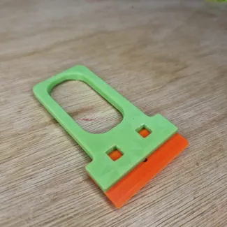 plastic razor blade handle small compact