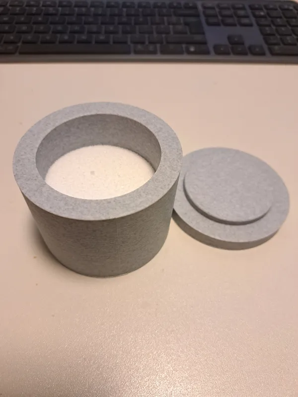 Salt Cellar with Magnetic Lid