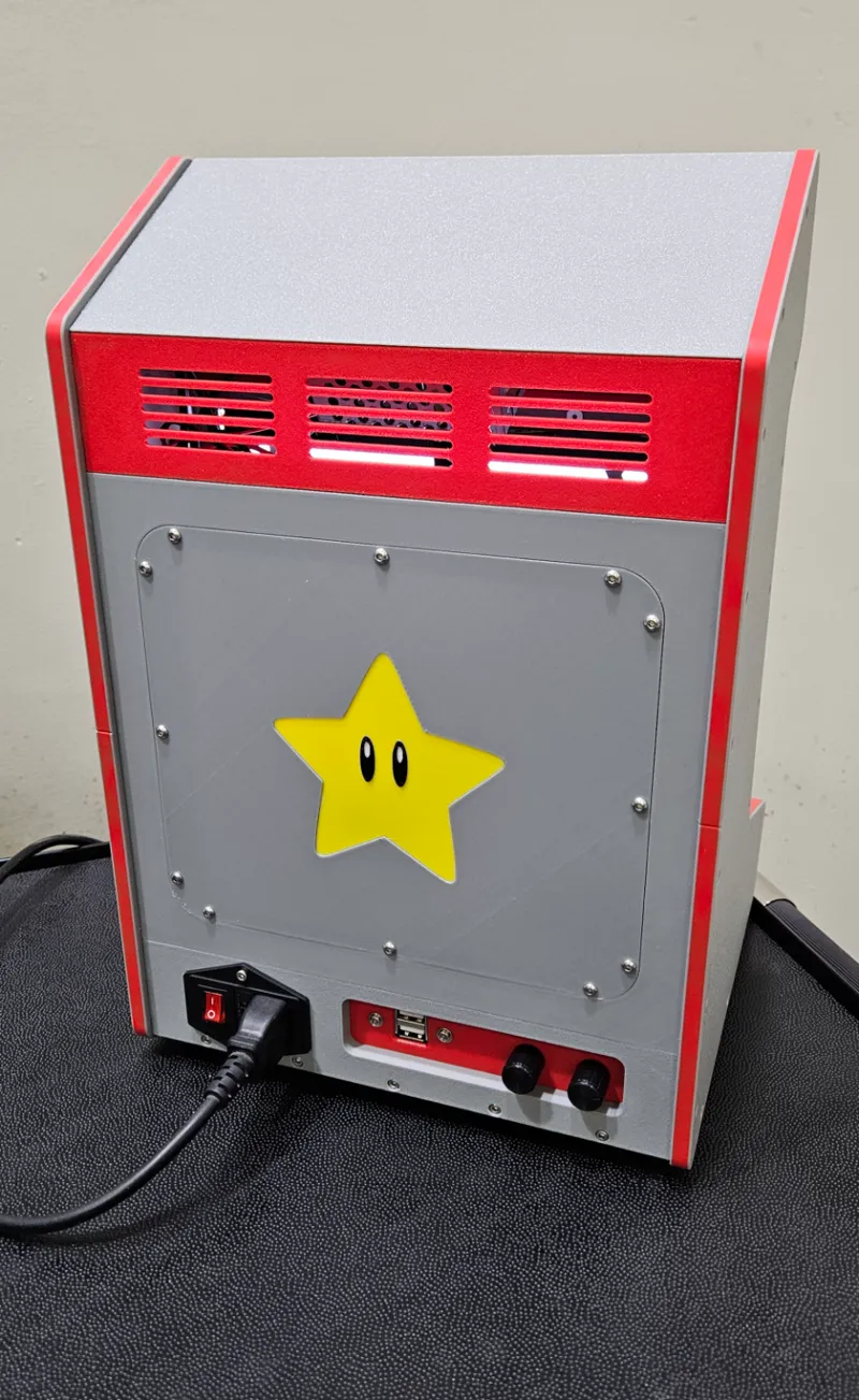 Mini Arcade Mario Star Rear Cover