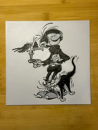 Gaston Lagaffe HueForge