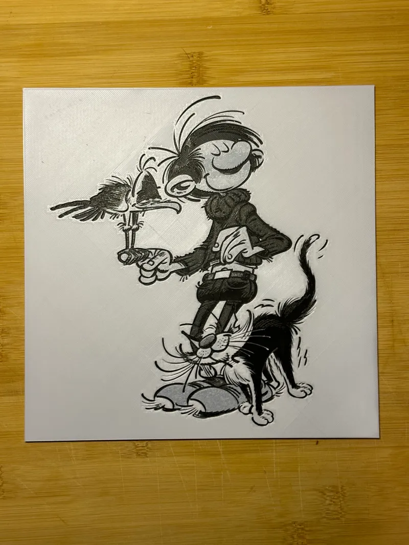 Gaston Lagaffe HueForge