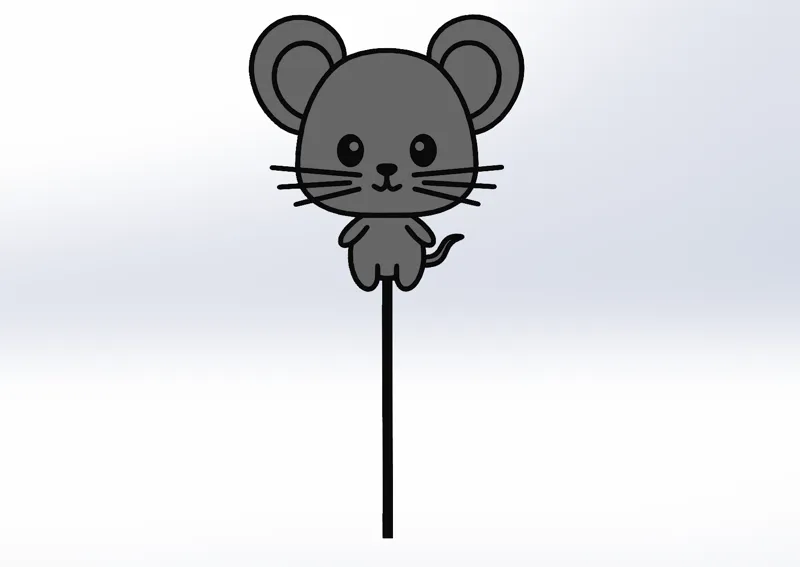 Cake Mouse Topper Accessoires