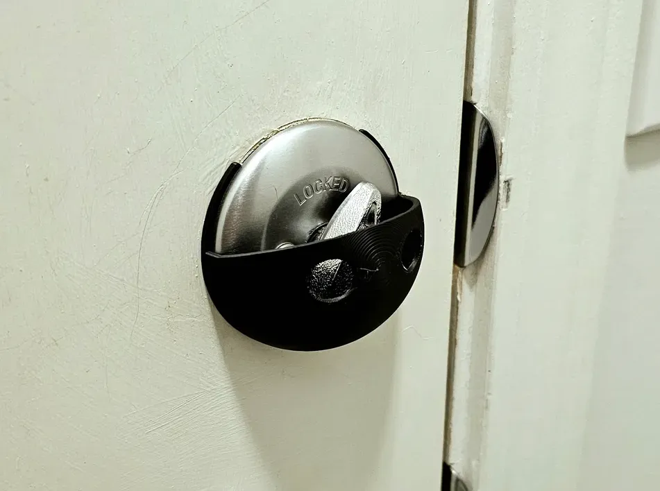 Deadbolt cover for child proofing by Halfway_Engineered MakerWorld