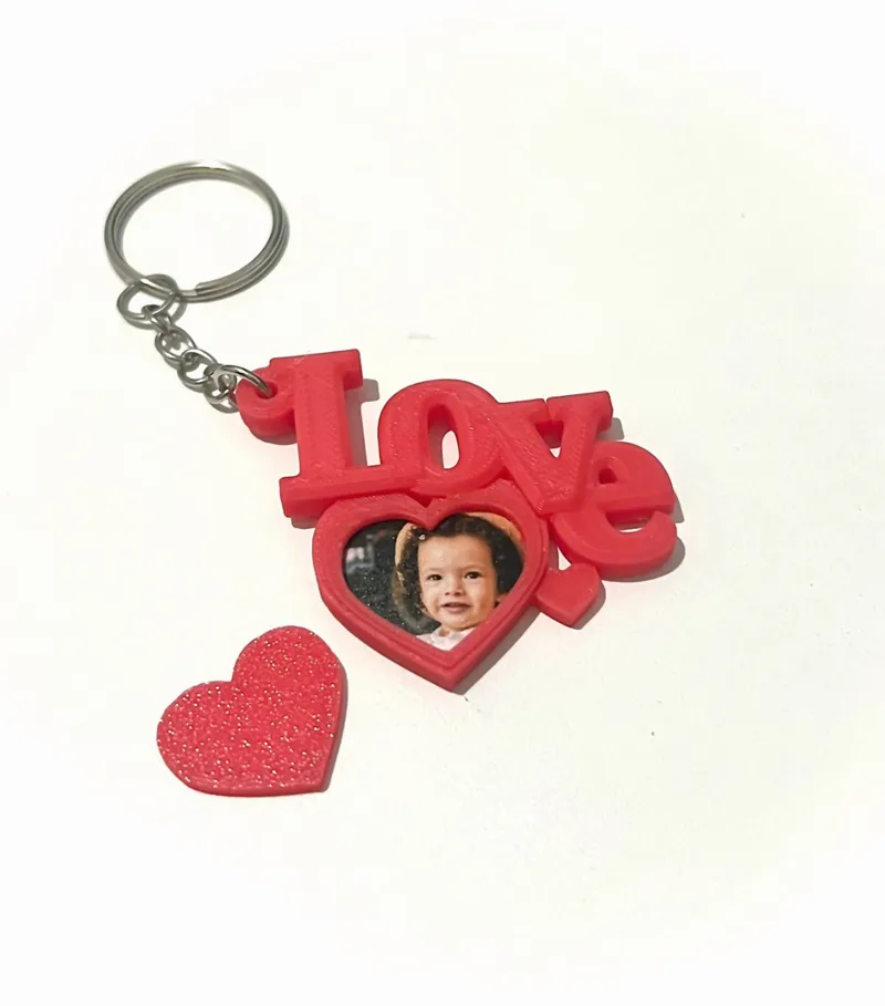 Valentine Photo - KeyChain Love