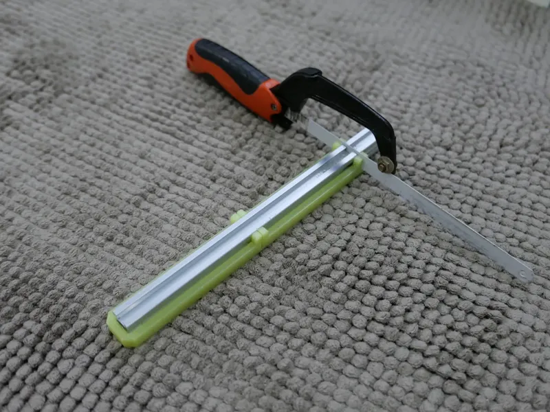 Voron 0.2 drilling and cutting 1515 aluminium extrusion guide