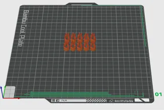 Uni filament clip