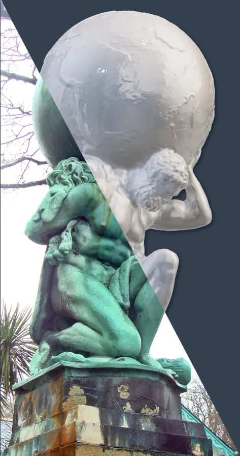 Atlas portant le ciel