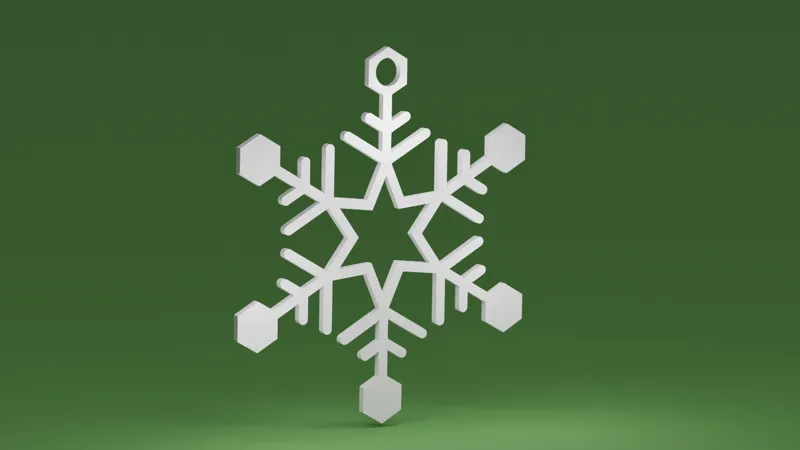 Snowflake 04 (Christmas tree ornament)