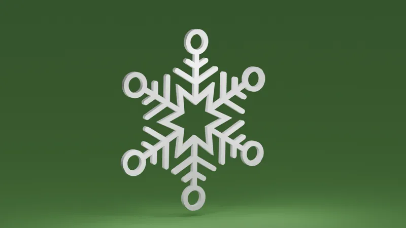 Snowflake 02 (Christmas tree ornament)