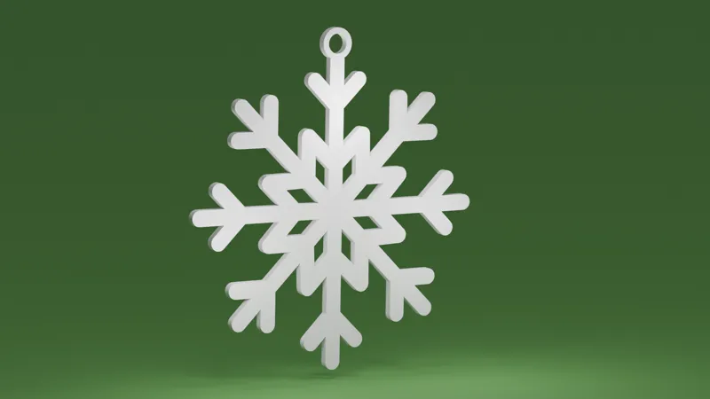 Snowflake 01 (Christmas tree ornament)